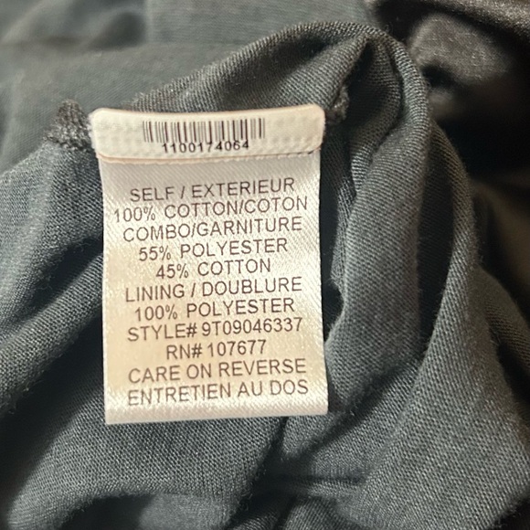 Alice + Olivia Top Black Ruched Puff Sleeve Whimsigoth Stretch Knit Tee S - Picture 10 of 11